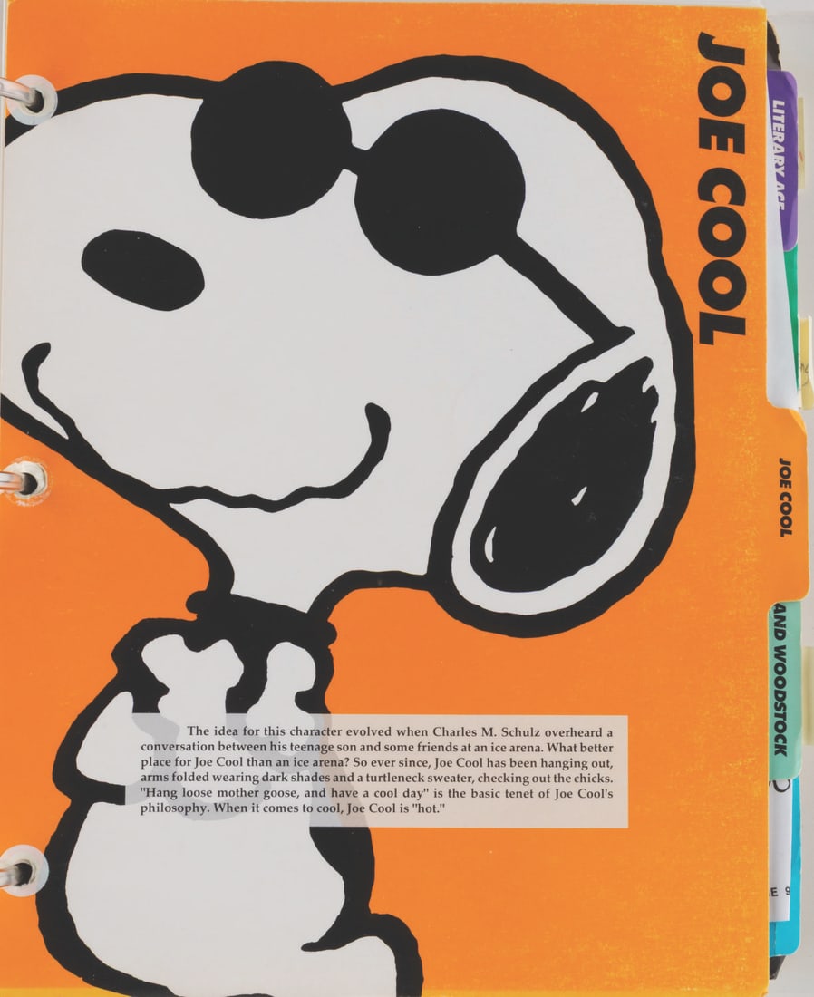 A "Peanuts" Character Portfolio Style Guide. - 8