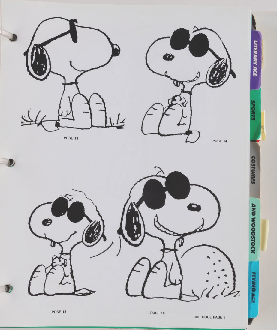 A "Peanuts" Character Portfolio Style Guide. - 9