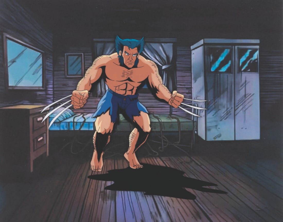 An "X-Men: The Animated Series" Wolverine Production Cel. (1 of 4)