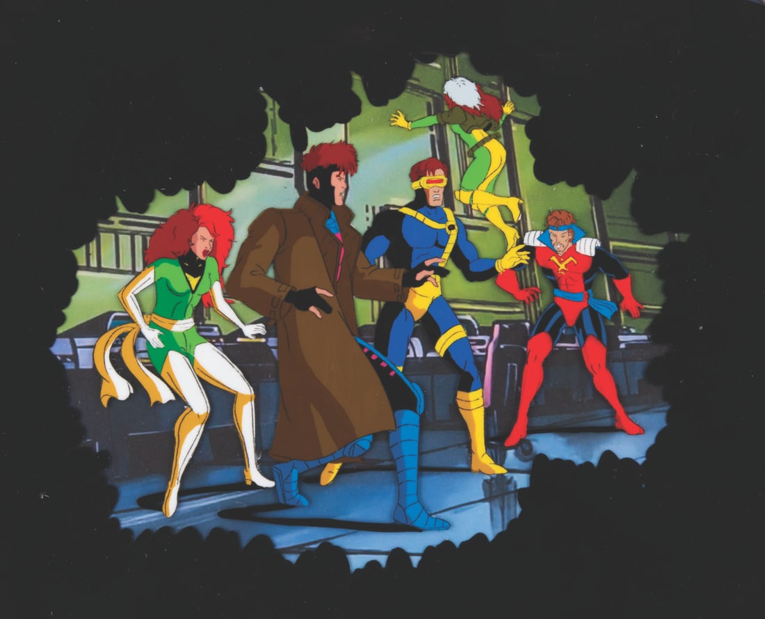 An "X-Men: The Animated Series" Multi-Layer Production Cel. (1 of 4)