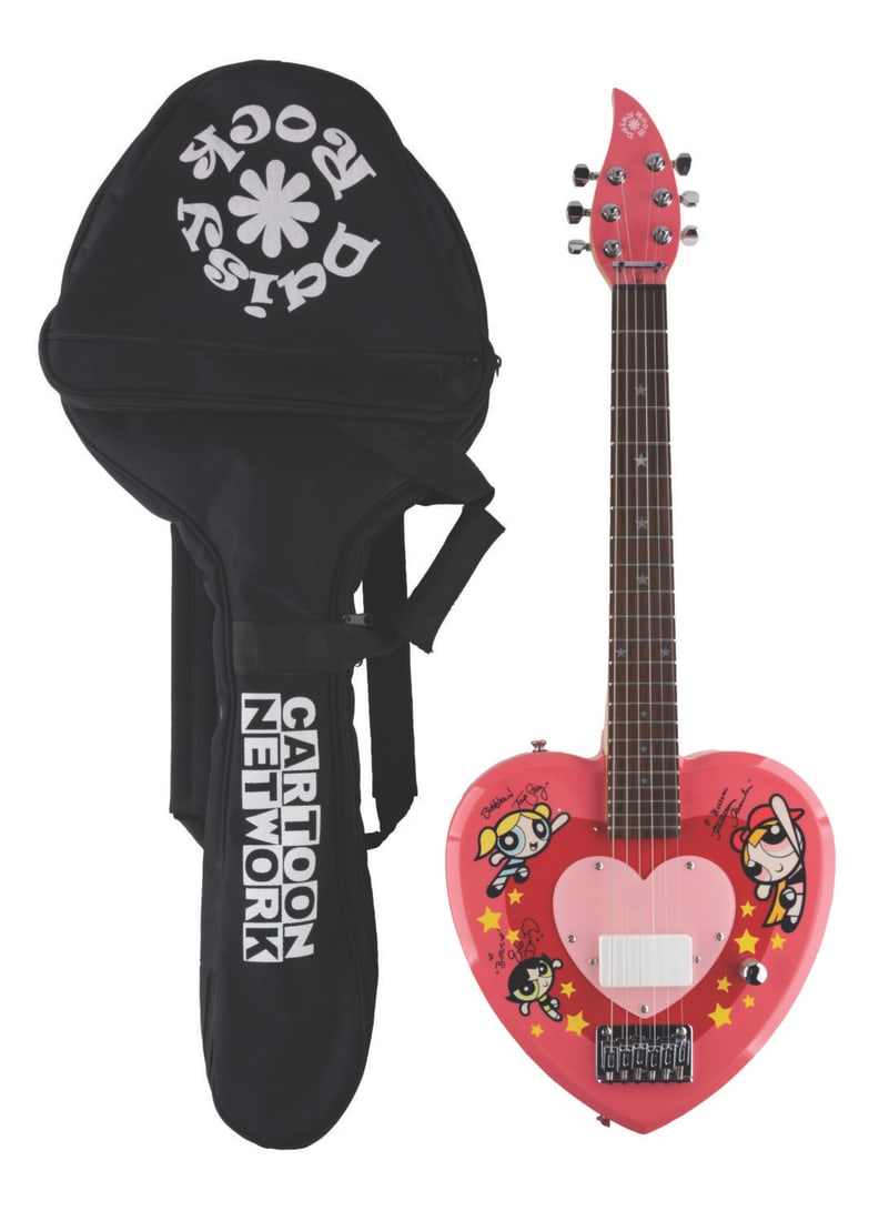 A Multi-Signed "Powerpuff Girls" Guitar and Case. (1 of 11)