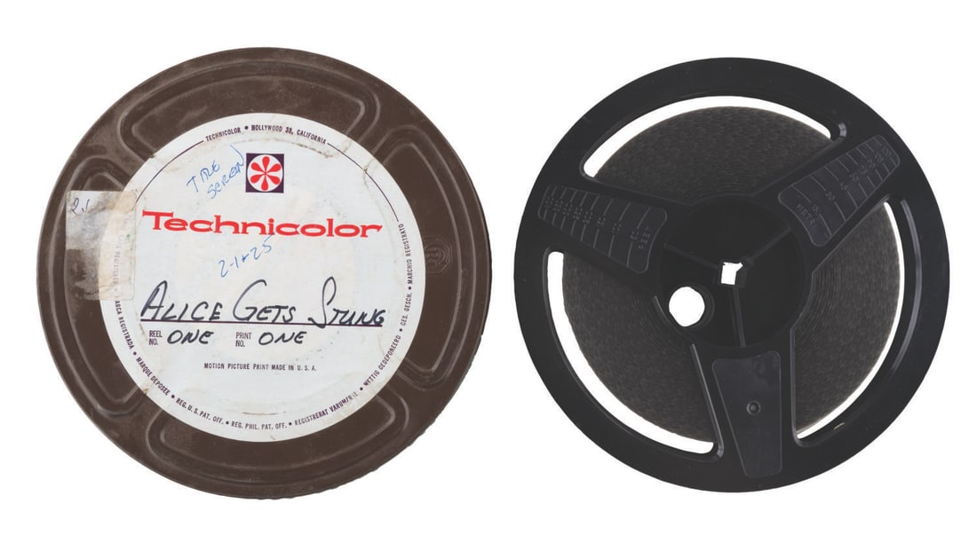An "Alice Gets Stung" Film Reel. (1 of 5)