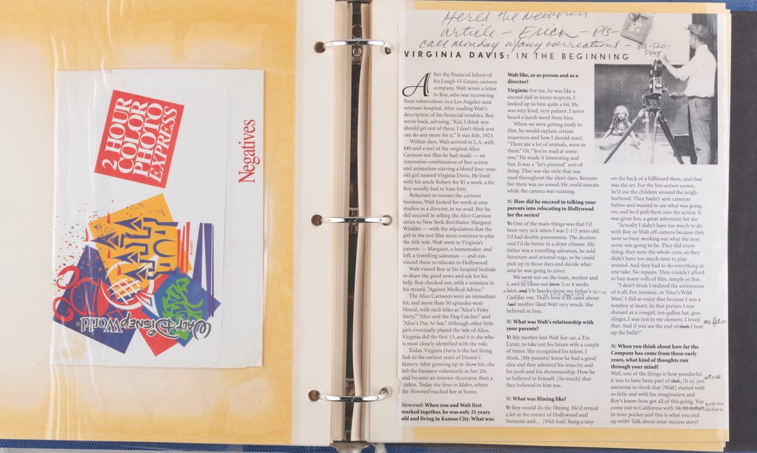 Virginia Davis' Personal Scrapbook. - 10