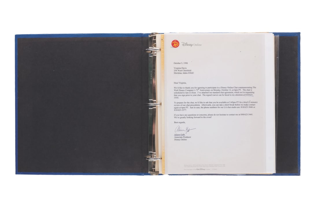Virginia Davis' Personal Scrapbook. - 2
