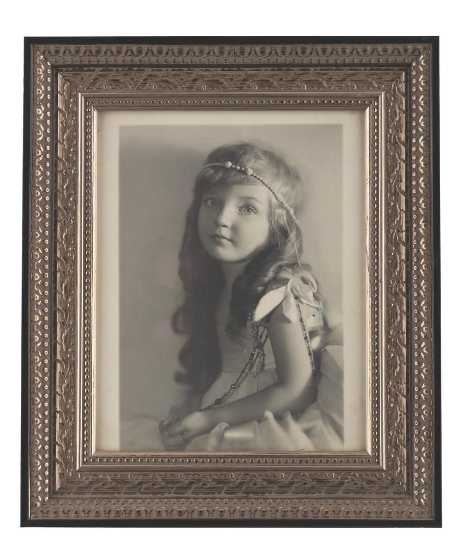 A Framed Photo of Virginia Davis. (1 of 3)