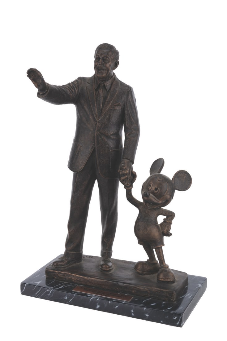 Virginia Davis' Partners Statue. (1 of 8)