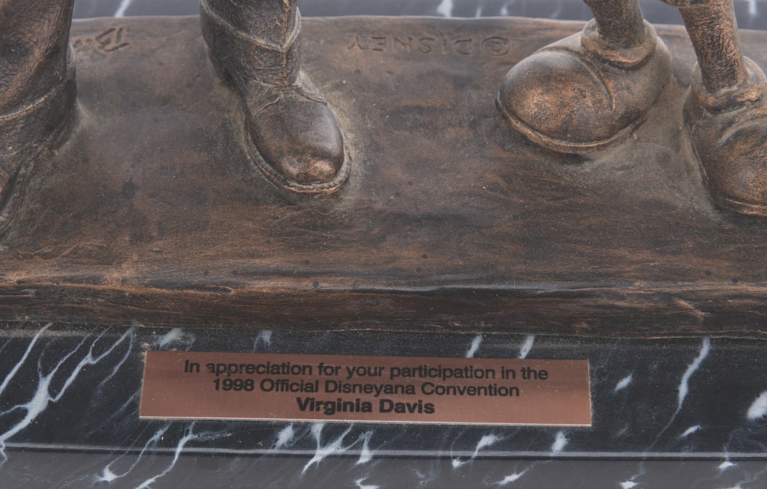 Virginia Davis' Partners Statue. - 5