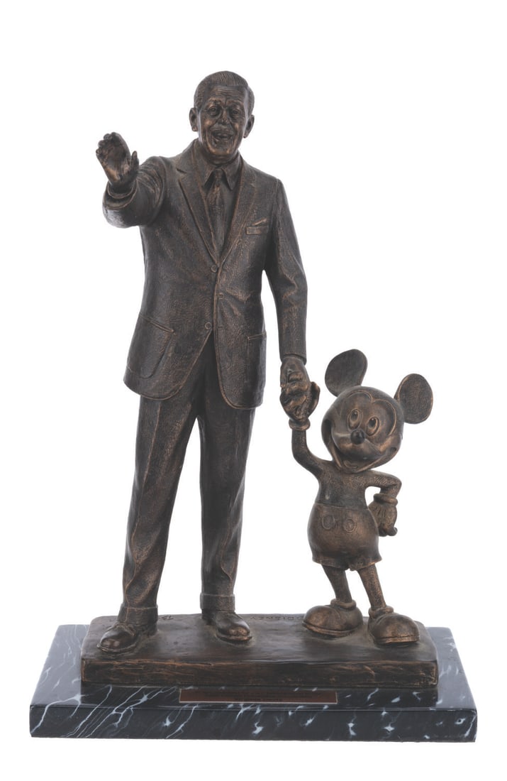 Virginia Davis' Partners Statue. - 6