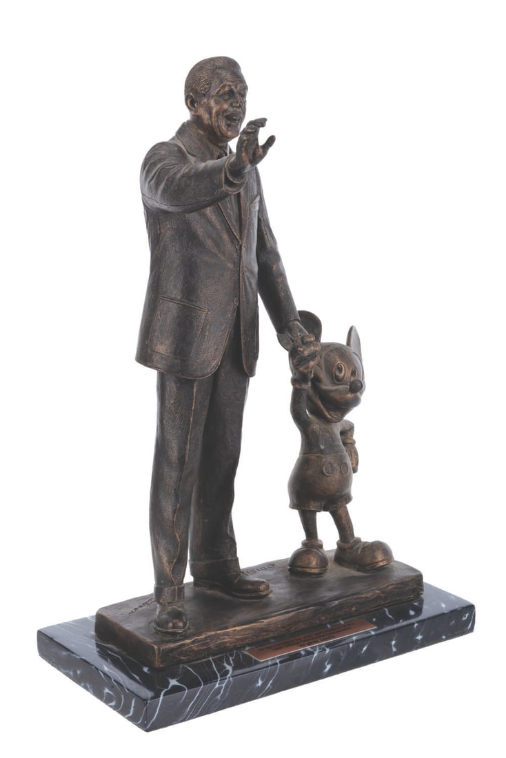 Virginia Davis' Partners Statue. - 7