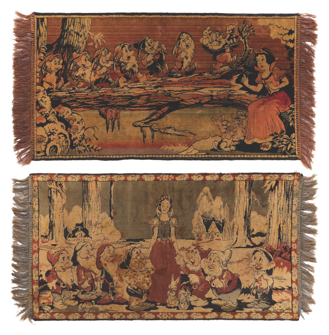 A Pair of "Snow White and the Seven Dwarfs" Tapestries. (1 of 3)