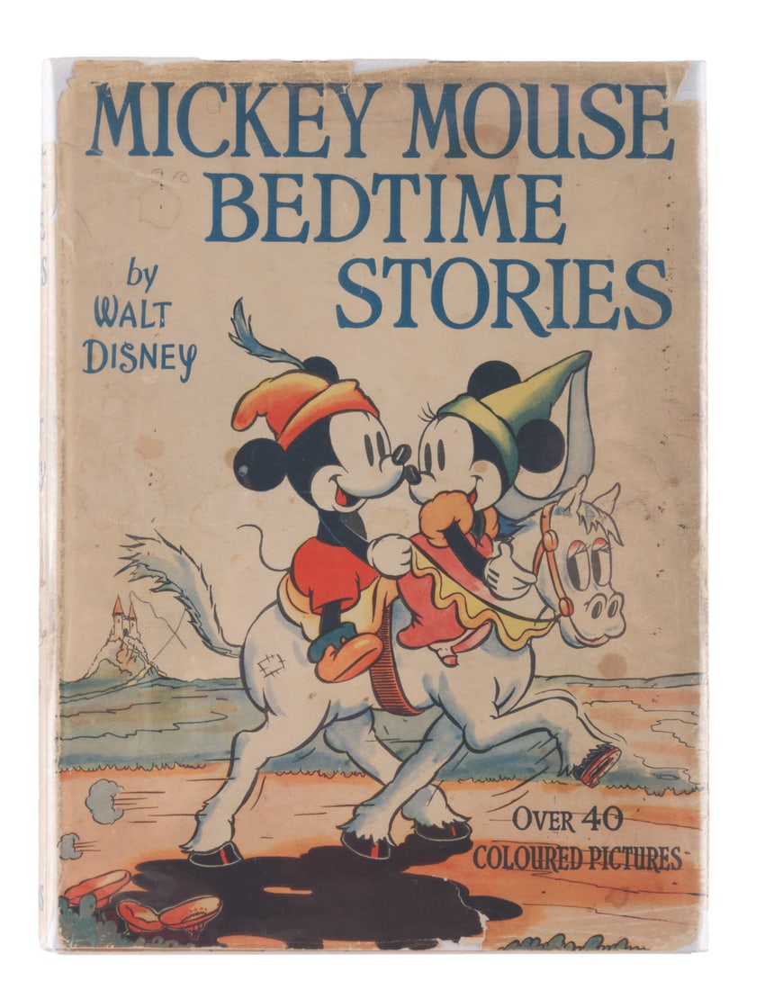 A Rare Mickey Mouse Bedtime Stories with Dust Jacket. (1 of 9)