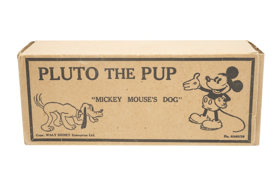A Large Pluto the Pup Fun-E-Flex by Borgfeldt. - 2