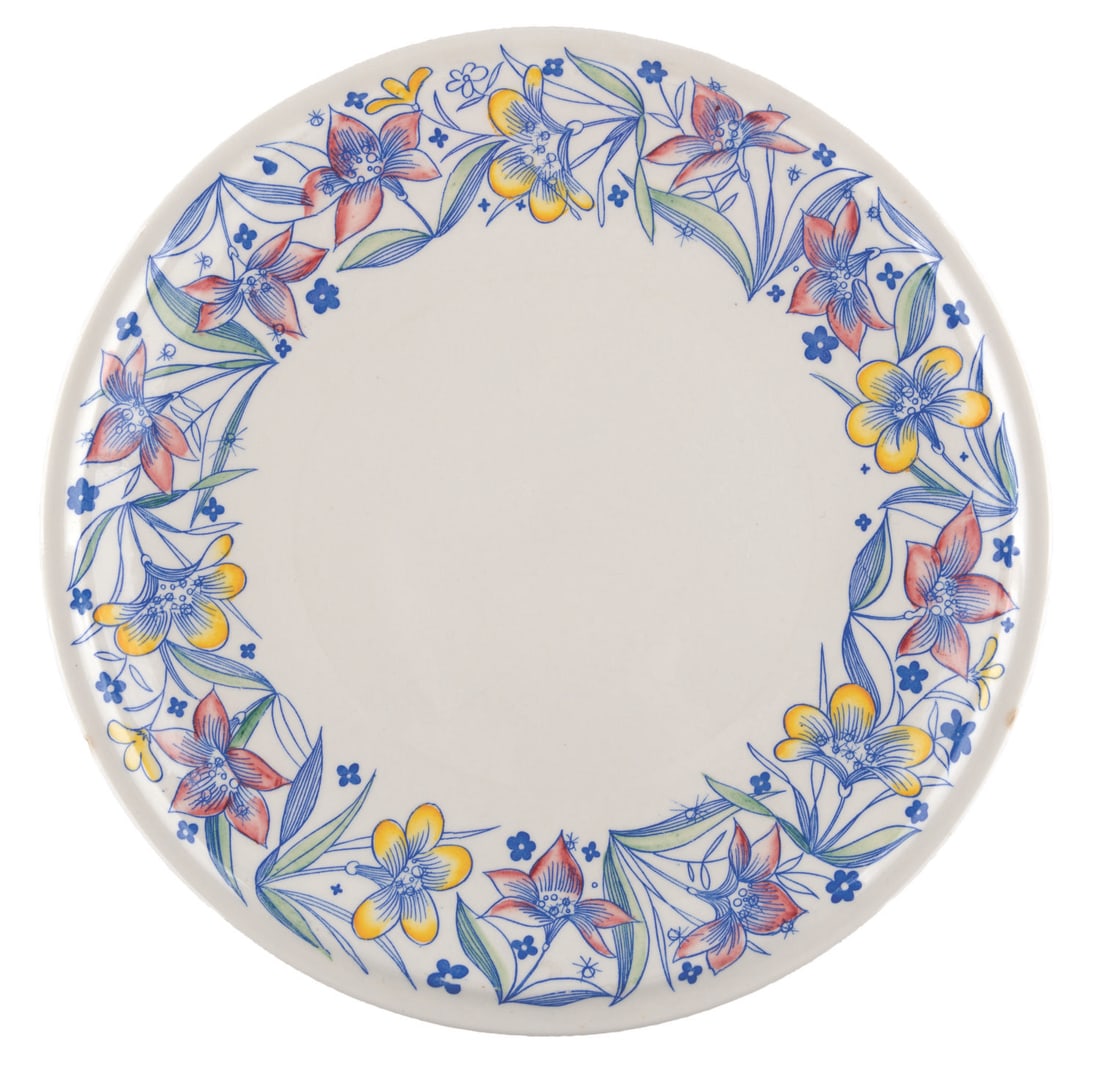 A "Fantasia" Enchantment Vernon Kilns Ceramic Plate. (1 of 2)