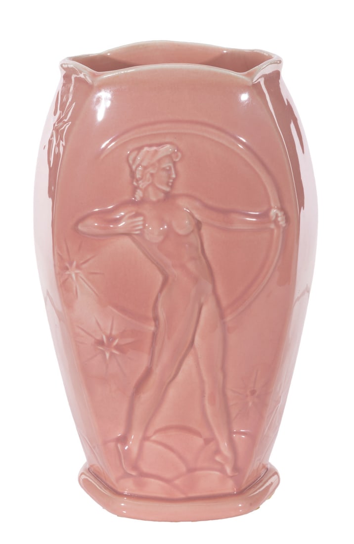 A "Fantasia" Goddess Vase. (1 of 5)