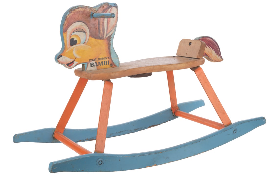 A Rare "Bambi" Rocking Horse. (1 of 13)