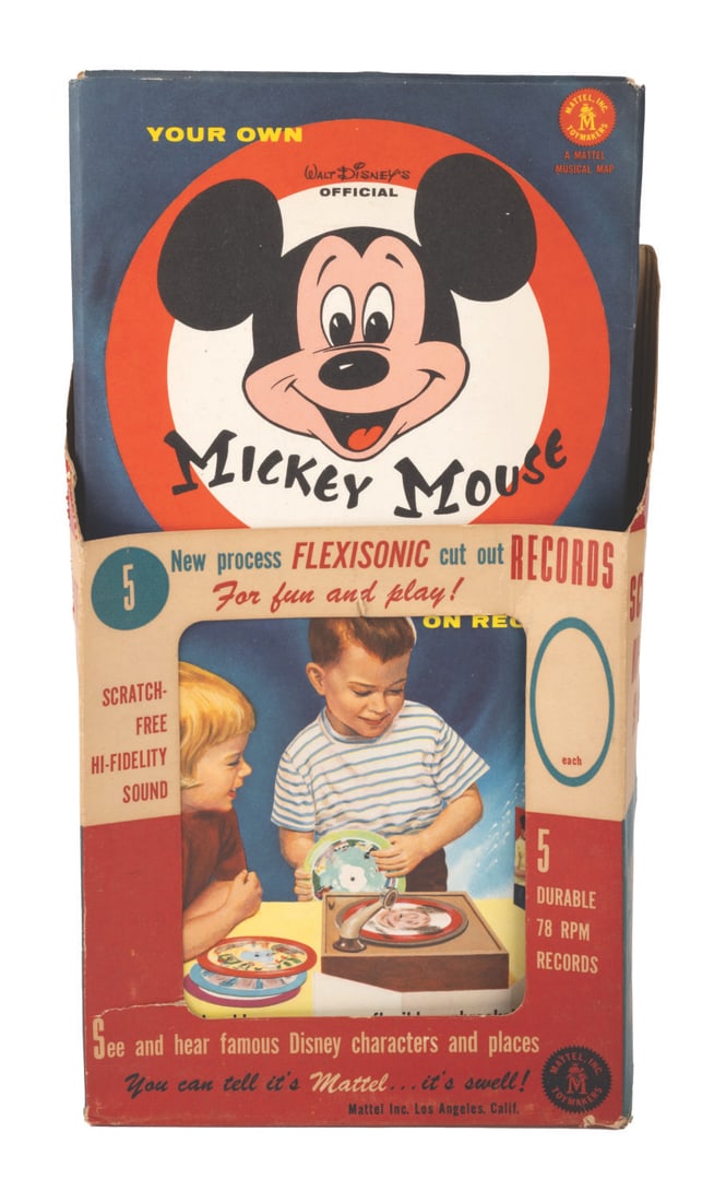 A Mickey Mouse Club Mattel Musical Map and Store Display. (1 of 9)