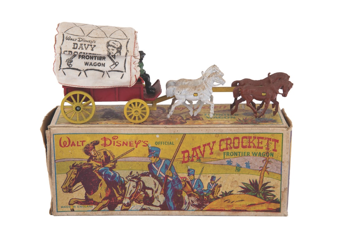 A Davy Crockett Frontier Wagon Toy. (1 of 2)