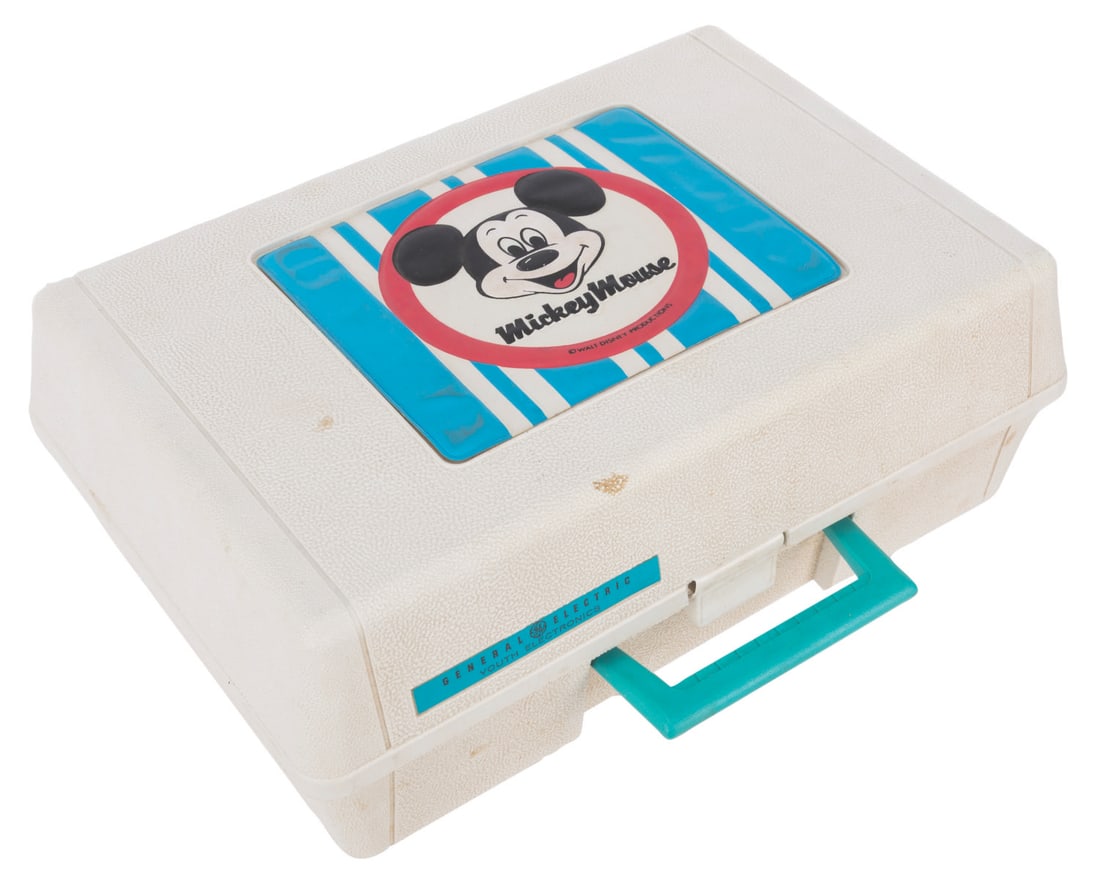 A Mickey Mouse Portable Record Player. (1 of 6)