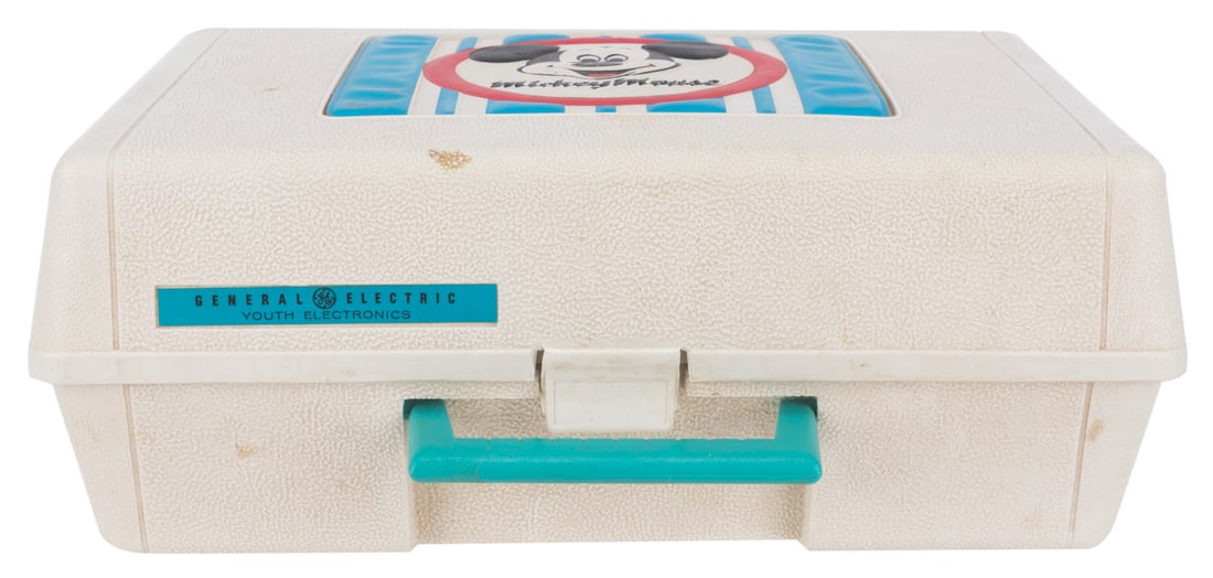 A Mickey Mouse Portable Record Player. - 5