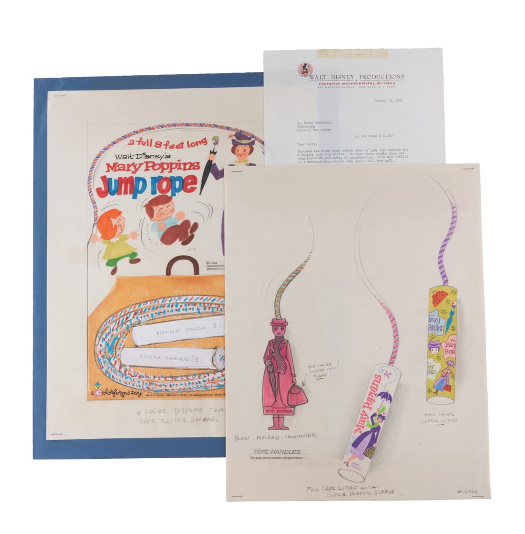 "Mary Poppins" Original Merchandise Concept Art. (1 of 6)
