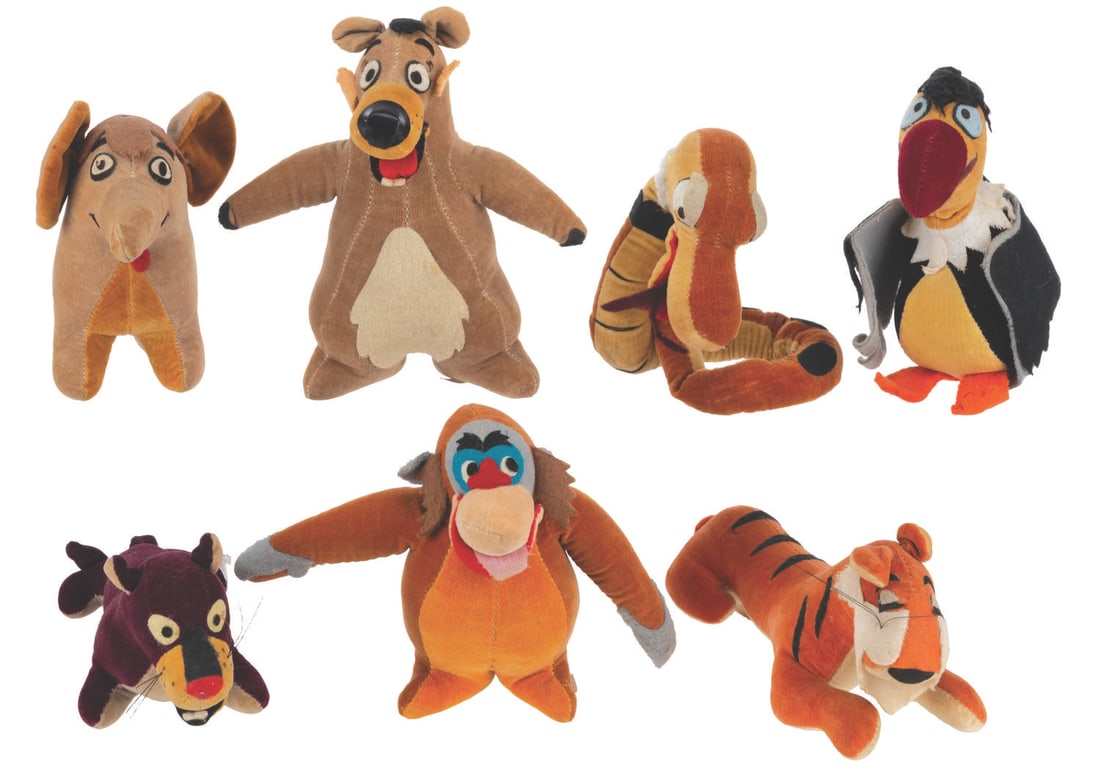 A Rare Complete Set of Gund "The Jungle Book" Dolls. (1 of 20)