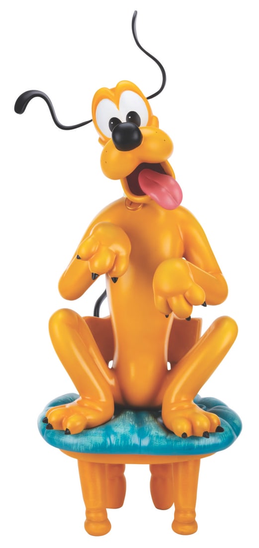 A Disney Store Pluto Display Figure. - 2