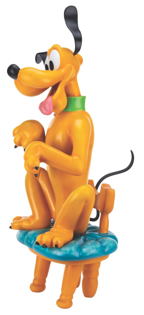 A Disney Store Pluto Display Figure. - 3