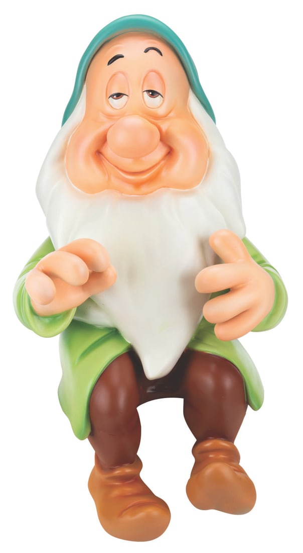 A Disney Store Display Figure of Sleepy. (1 of 4)
