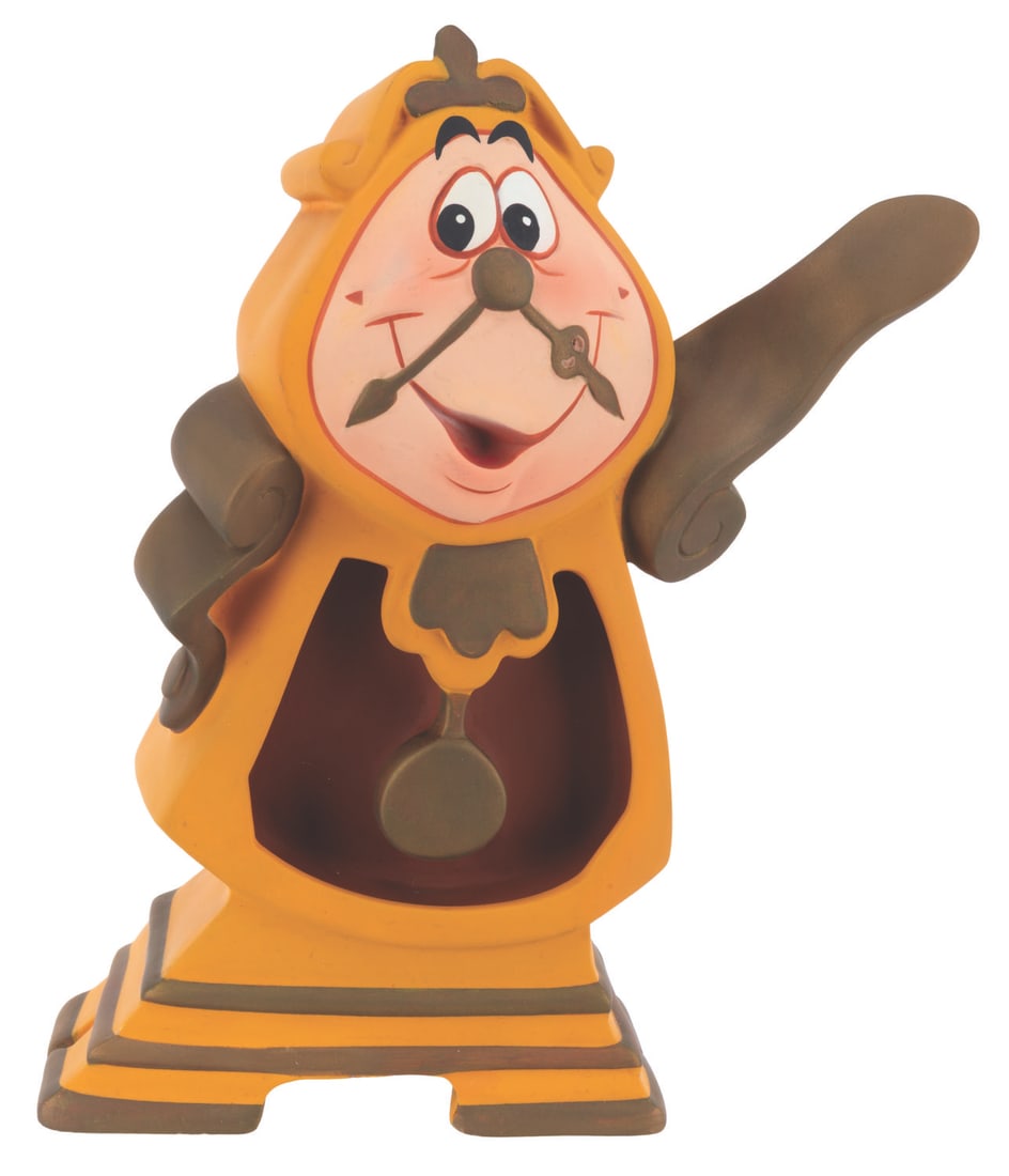 A Cogsworth Disney Store Display Figure. (1 of 4)