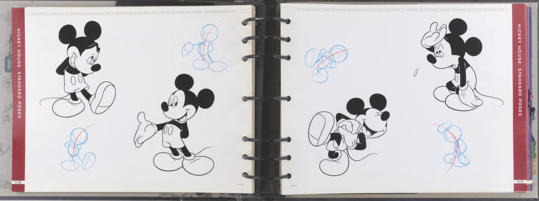 A "Disney Standard Character Guidebook." - 7