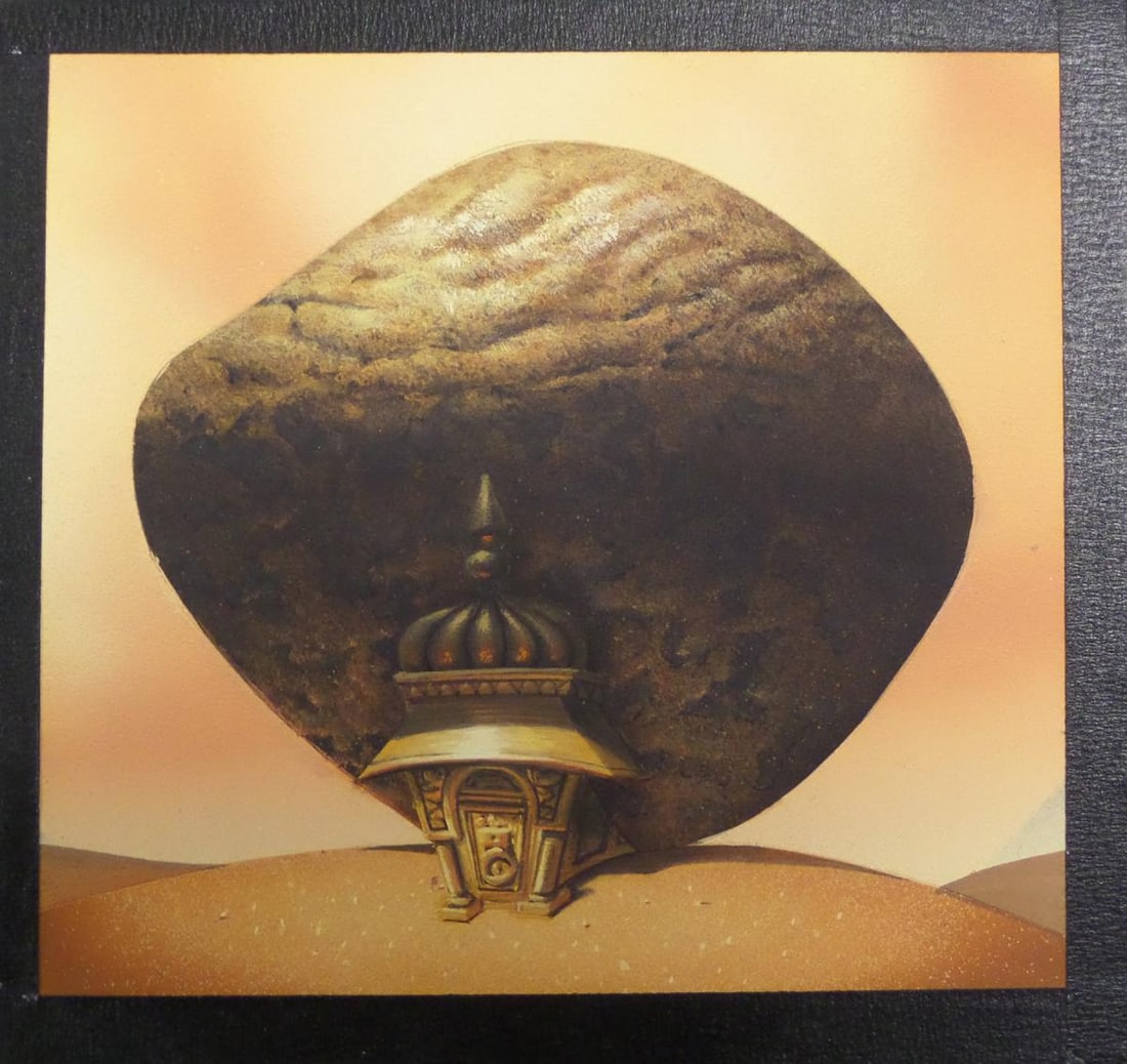 An "Aladdin" Cave of Wonders Background Color Key Painting. (1 of 1)