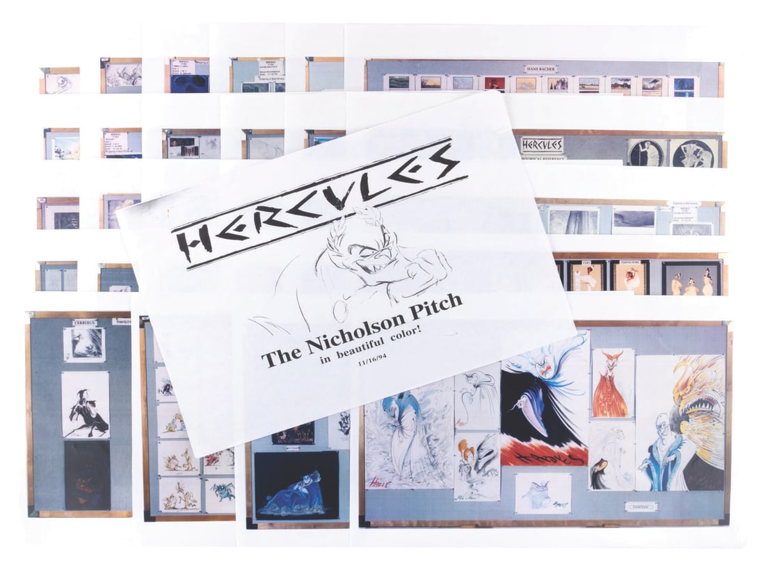 A "Hercules" Jack Nicholson Early Development Pitch. (1 of 20)