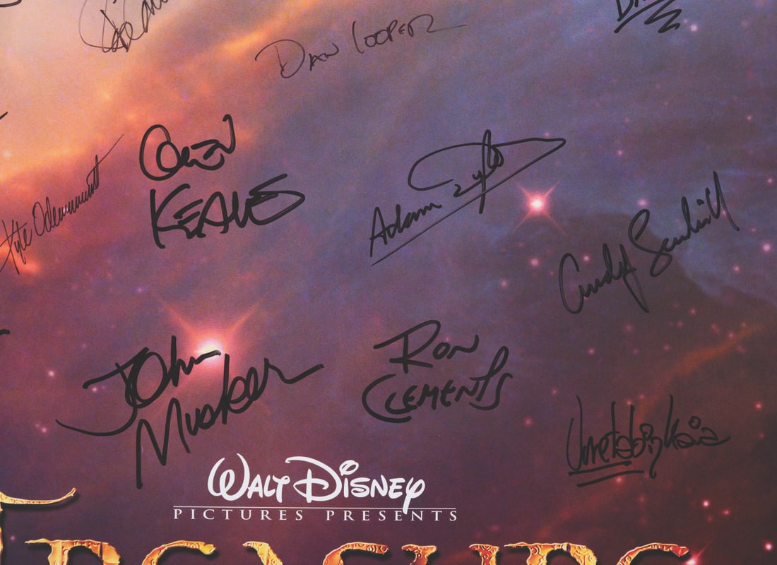 A Mult-Signed "Treasure Planet" One-Sheet. - 2