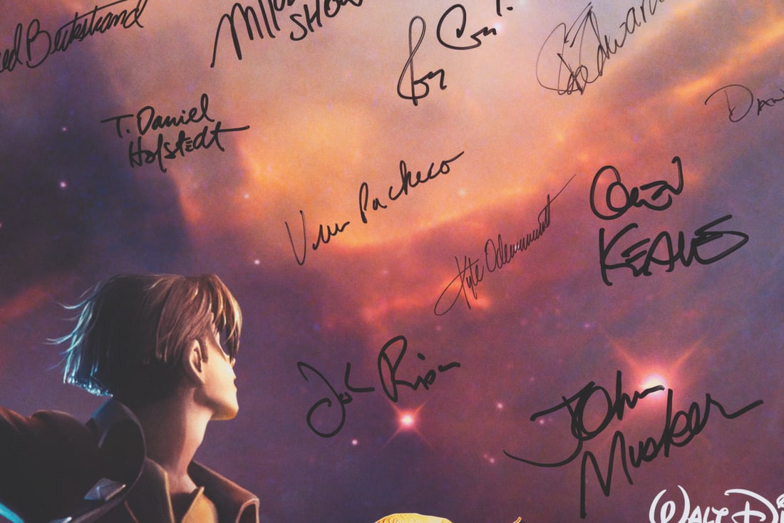 A Mult-Signed "Treasure Planet" One-Sheet. - 3