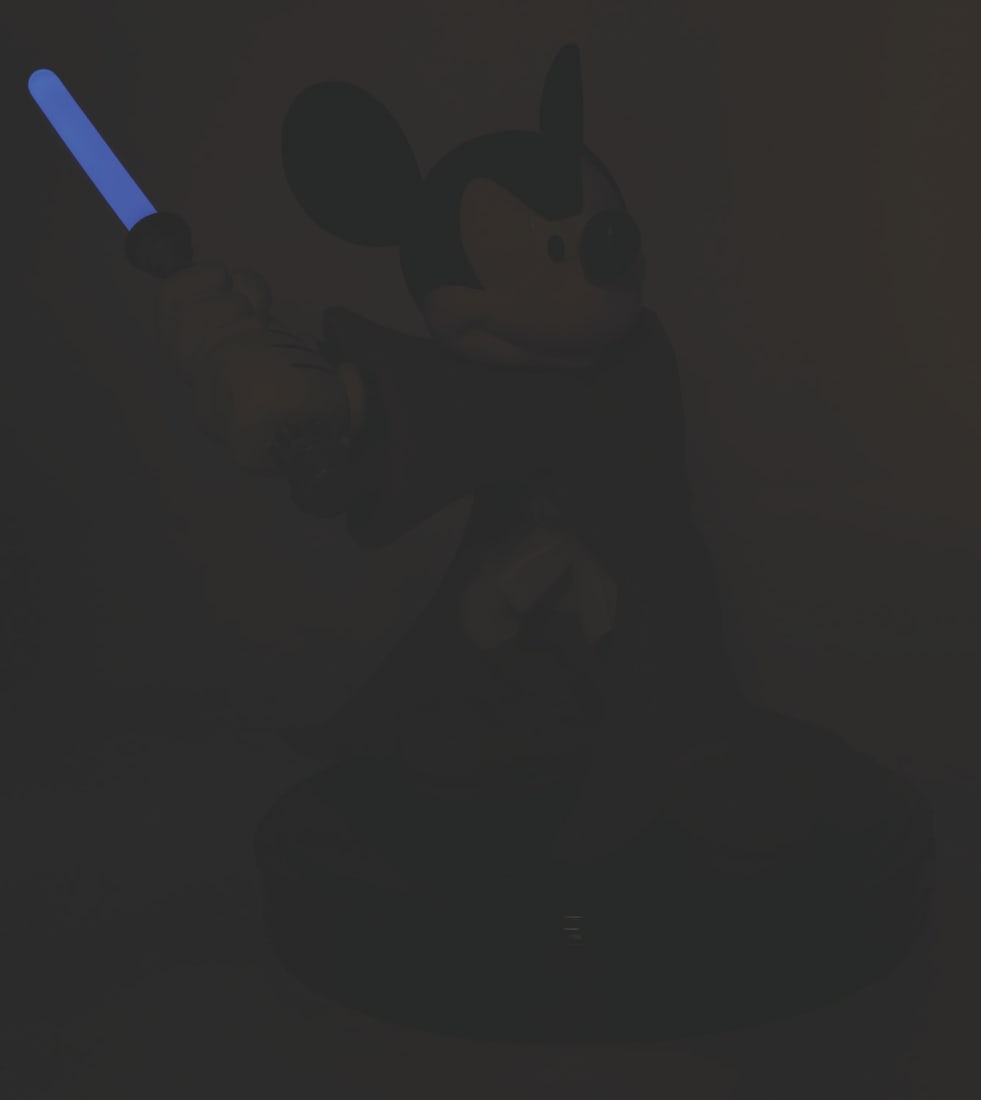 A Signed Jedi Mickey Mouse Big Fig. - 3