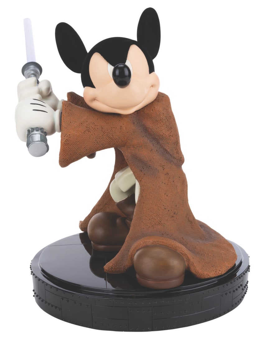A Signed Jedi Mickey Mouse Big Fig. - 4