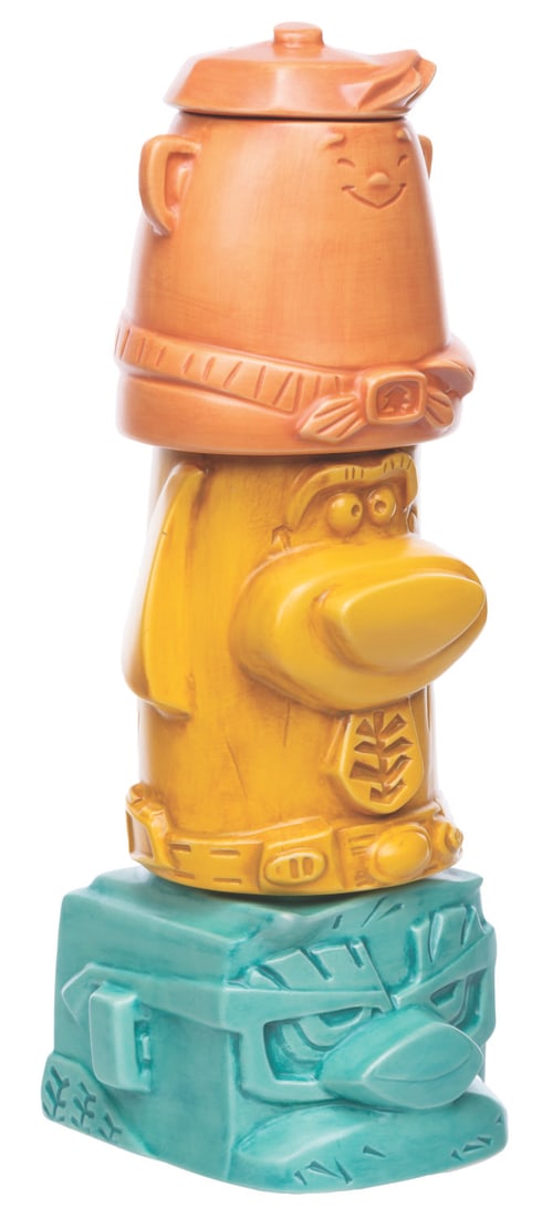 A Pixar's "Up" Stackable Tiki Mug Set. - 2
