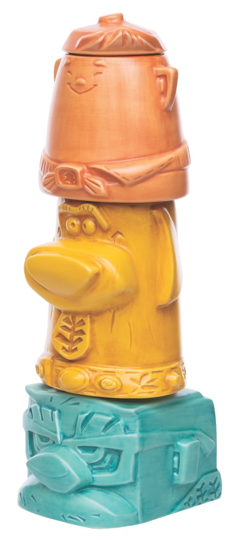 A Pixar's "Up" Stackable Tiki Mug Set. - 3