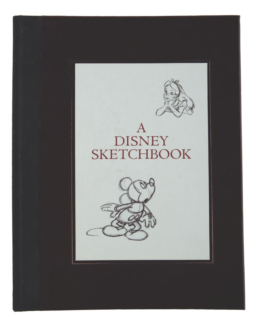 A Disney Sketchbook - From "Plane Crazy" to "Tangled.": (Disney Editions, 2012) A second edition hardcover of "A Disney Sketchbook" presenting pencil drawings from throughout Disney's animation history reproduced as if drawn in a single sketchbook. Art in 