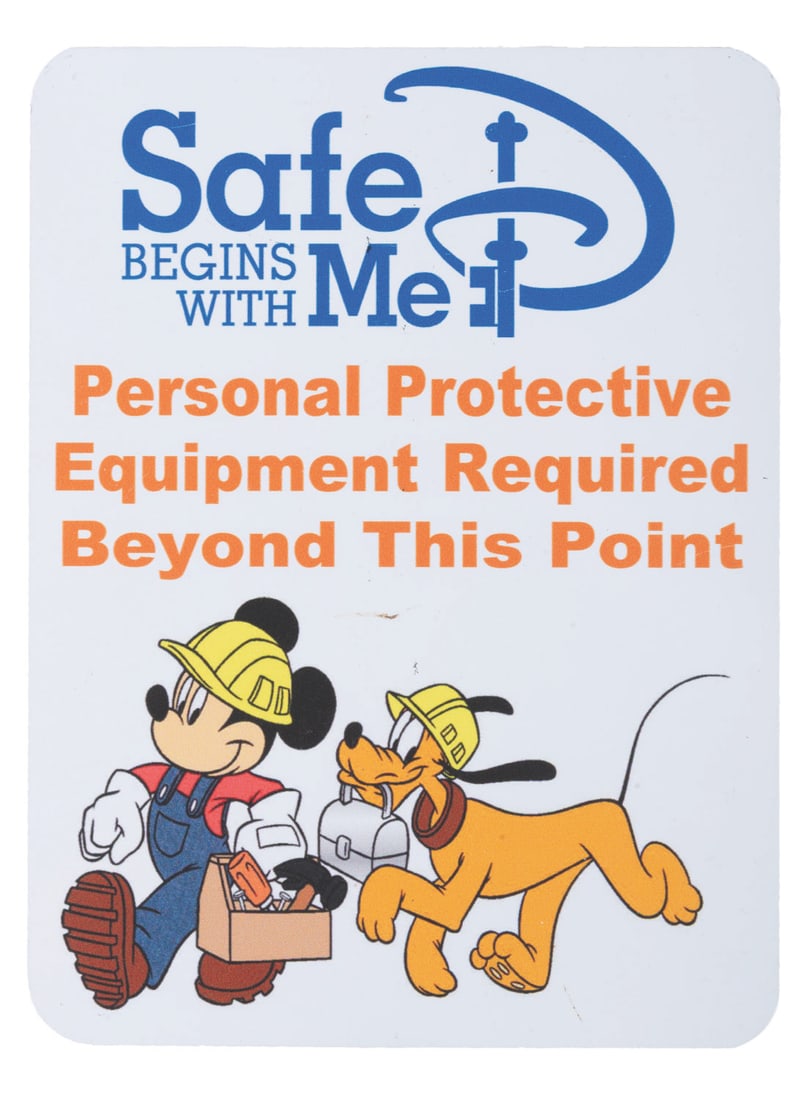 A SafeD Begins With Me Cast Member Sign. (1 of 1)
