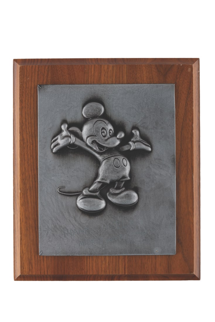 A Walt Disney Studios Retirement Plaque. (1 of 1)