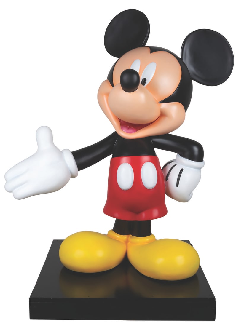 A 75 InspEARations 6-Foot Mickey Mouse Statue. (1 of 10)