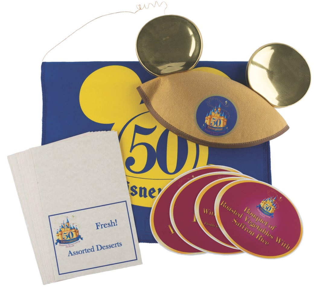 A Collection of Disneyland 50th Anniversary Event Display Signs. (1 of 11)
