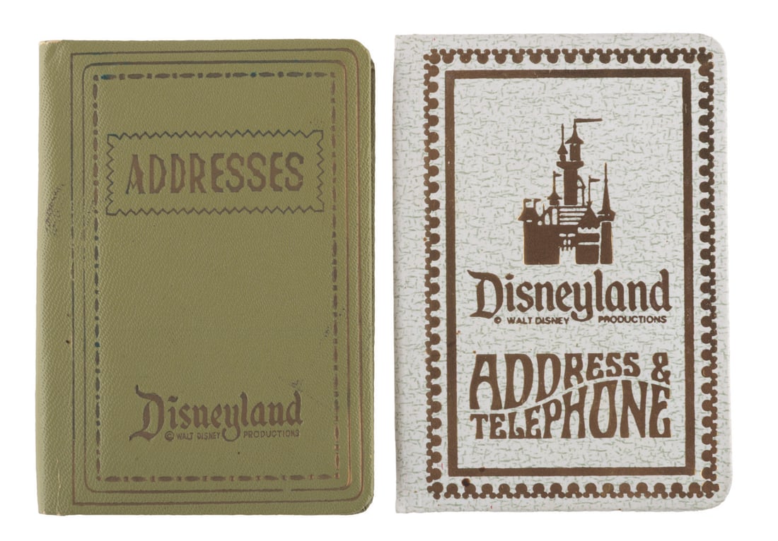 A Pair of Disneyland Address & Telephone Books. (1 of 3)