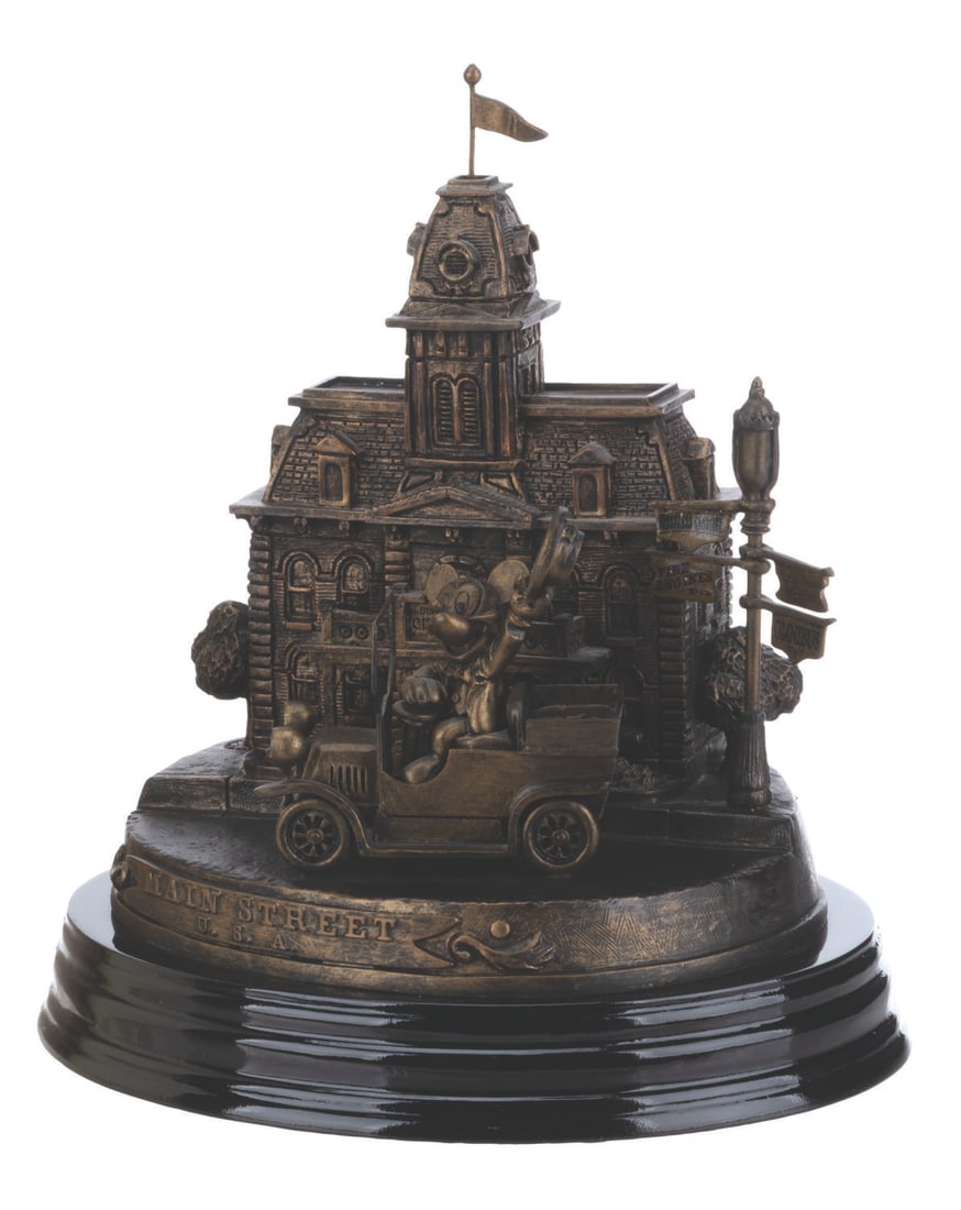 A Disneyland 50th Main Street Figurine by Larry Nikolai. (1 of 9)
