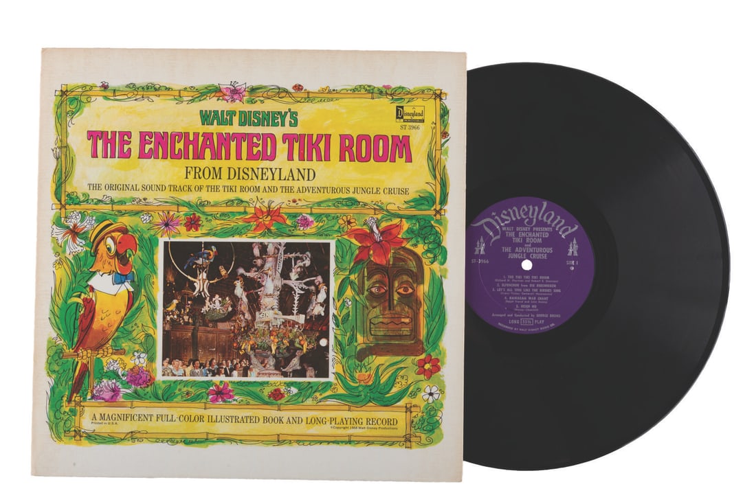 A Walt Disney's The Enchanted Tiki Room Record Album. (1 of 6)