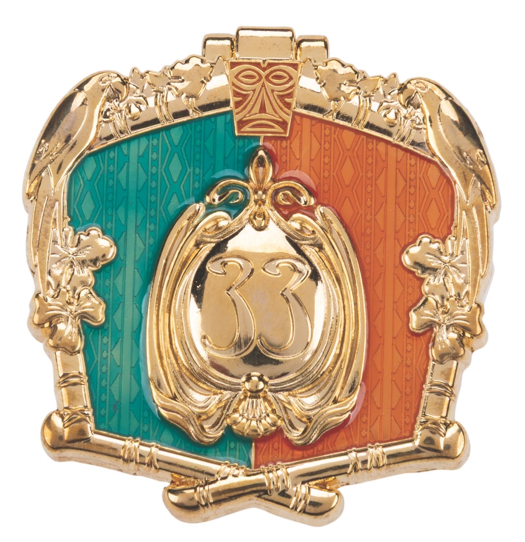 A Club 33 Enchanted Tiki Room Pin. (1 of 4)