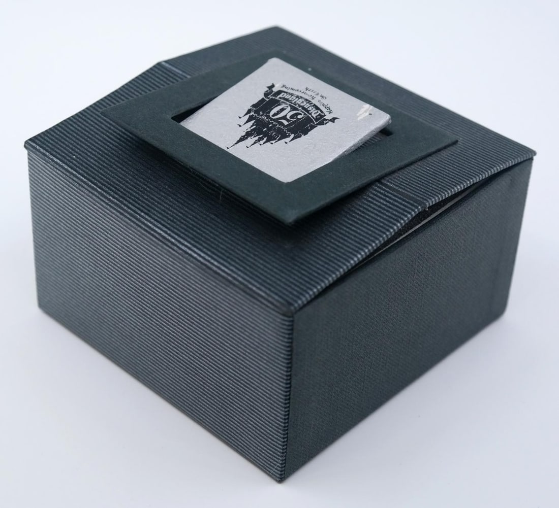 A 50th Anniversary Piece of Disneyland's Matterhorn.: (Disneyland, 2005) A piece of Fantasyland's Matterhorn, removed during a renovation and sold in a limited edition of 1000 to commemorate Disneyland's 50th anniversary. Measuring 1.75" x 3.25" x