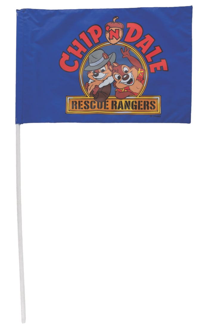A Disney Afternoon Live! "Chip ?n Dale Rescue Rangers" Flag. (1 of 4)