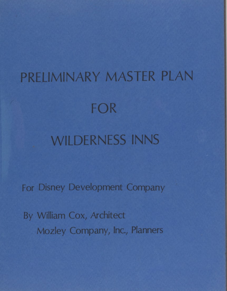 A Wilderness Inns Master Plan Book. - 6
